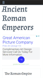 Mobile Screenshot of ancientromanemperors.net