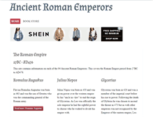 Tablet Screenshot of ancientromanemperors.net